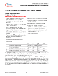 Datasheet HYS72D128520GR-7-B manufacturer Infineon